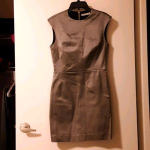 Metalic Dress S stretch 56% cotton size 4